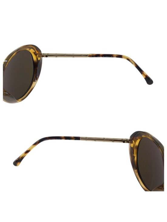 Chanel CC Logo Brown Gold Acetate Metal Sunglasses Eyewear main image 7
